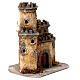 Castle for 10-12 cm Nativity Scene, resin and cork, 20x20x15 cm s3