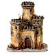 Castelo de resina e cortiça 20x20x15 cm para presépio de 10-12 cm s1