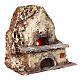 Resin oven with LED light for 10-12 cm Nativity Scene, 20x20x10 cm s3