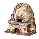 Forno in resina led 10-12 cm presepe 20x20x10 cm  s2