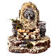 Fontaine électrique en résine 10x10x15 cm pour santons de 8-10 cm s1