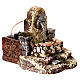 Resin water fountain for 8-10 cm nativity 10x10x15 cm s3