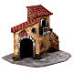 Resin house block for 10-12 cm Nativity Scene, 25x30x25 cm s3