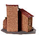 Composizione di case resina 10-12 cm presepe 25x30x25 cm s4