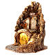 Rocky setting with house and cave for 10-12 cm Nativity Scene, 40x30x30 cm s3