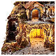 Pueblo iluminado fuente 10-12 cm belén 35x50x35 cm s4