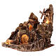 Village with fountain, windmill and lights for 8-10 cm Nativity Scene, 45x50x40 cm s4