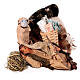 Uomo addormentato con cammello presepe napoletano 10 cm s3
