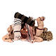 Uomo addormentato con cammello presepe napoletano 10 cm s4