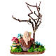Fioraia seduta per terra fiori presepe napoletano 13 cm s4