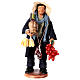 Man with flask, cold cuts and cheese for 13 cm Neapolitan Nativity Scene s1