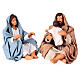 Sitting Nativity for 13 cm Neapolitan Nativity Scene with Joseph holding Jesus s1