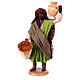 Girl with braids spice vase Neapolitan nativity scene 13 cm s1