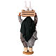 Uomo con cassetta oche in testa presepe napoletano 14 cm s5