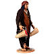 Man with two baskets of fruits, terracotta figurine for 30 cm Neapolitan Nativity Scene s3
