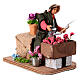 Movimento donna che annaffia presepe napoletano 12 cm s3