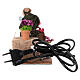 Movimento donna che annaffia presepe napoletano 12 cm s4