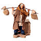 Movimento portatore due sacchi presepe napoletano 12 cm napoletano s1