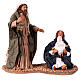 Animated Nativity Holy Family playing with the baby Neapolitan nativity 24 cm s1