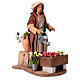 Woman watering her plants, animated character for 24 cm Neapolitan Nativity Scene s4