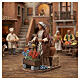 Woman watering her plants, animated character for 24 cm Neapolitan Nativity Scene s2