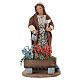 Mouvement femme arrosant des fleurs crèche napolitaine 24 cm s1