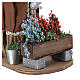 Mouvement femme arrosant des fleurs crèche napolitaine 24 cm s5