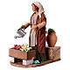Movimento donna che annaffia fiori presepe napoletano 24 cm s3