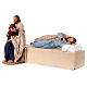 Ruchoma Scena Narodzin, śpiąca Maryja, szopka neapolitańska 30 cm s3