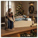 Animated Holy Family Sleeping Neapolitan nativity 30 cm s5