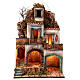 Presepe con led statue 12 cm napoletano 75x50x40 cm s7