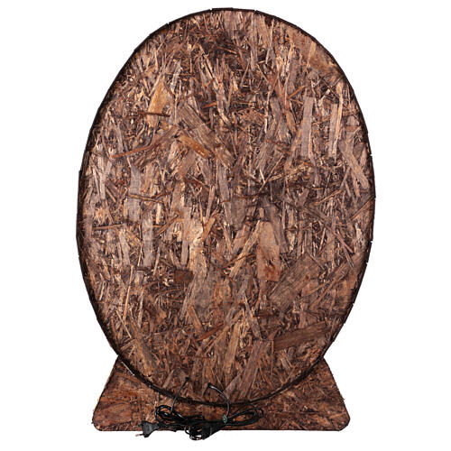 Wine cellar with fountain and lights, 8 cm Neapolitan Nativity Scene, 85x60x30 cm 9