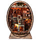Wine cellar with fountain and lights, 8 cm Neapolitan Nativity Scene, 85x60x30 cm s8