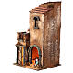 Caseggiato luci led presepe napoletano 6 cm 35x20x20 cm s2