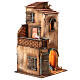 Caseggiato luci led presepe napoletano 6 cm 35x20x20 cm s3