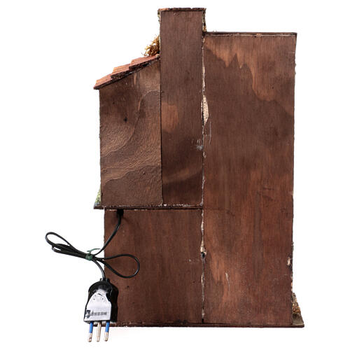 Caseggiato stile napoletano 6 cm presepe 30x20x15 cm 4