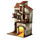 Caseggiato stile napoletano 6 cm presepe 30x20x15 cm s2