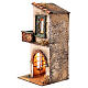 Two-storey small house for 8 cm Neapolitan Nativity Scene, 30x15x15 cm s2
