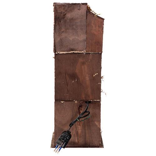 Casa con tres pisos napolitano 8 cm 40x15x15 cm 4