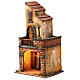 Neapolitan LED house nativity scene 6 cm 35x20x15 cm s2