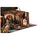 Suitcase with 6 cm Neapolitan Nativity Scene, 30x35x30 cm s5