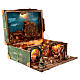 Big suitcase with complete Neapolitan Nativity Scene of 6 cm characters, 55x60x60 cm s5