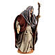 Święty Józef z laską, szopka z terakoty w stylu neapolitańskim, 10 cm s3