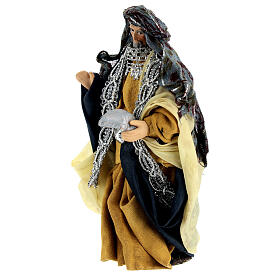 Re Magio in piedi presepe terracotta 10 cm napoletano 