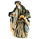 Wise King white beard standing 10 cm Neapolitan style nativity scene s1