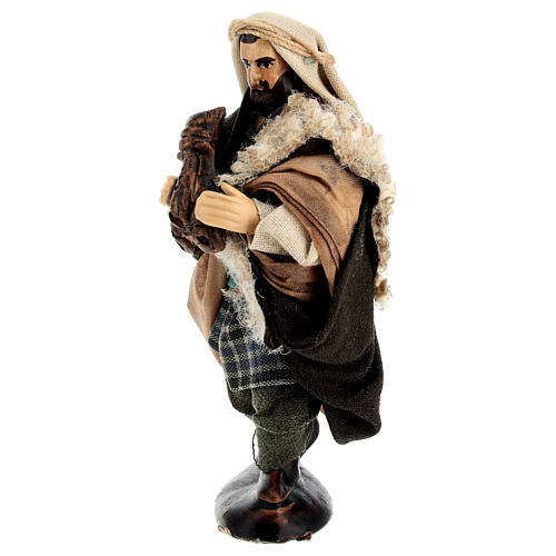 Tocador de gaita de fole presépio napolitano terracota 10 cm 2