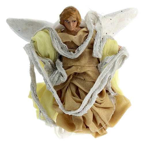 Neapolitan nativity angel figurine terracotta 10 cm 1