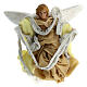 Neapolitan nativity angel figurine terracotta 10 cm s1