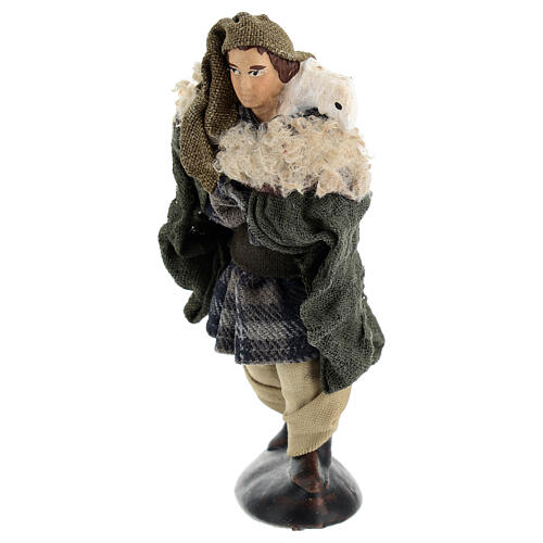 Shepherd for terracotta Neapolitan Nativity Scene of 10 cm 2