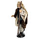 Uomo con bastone presepe terracotta 10 cm napoletano s3